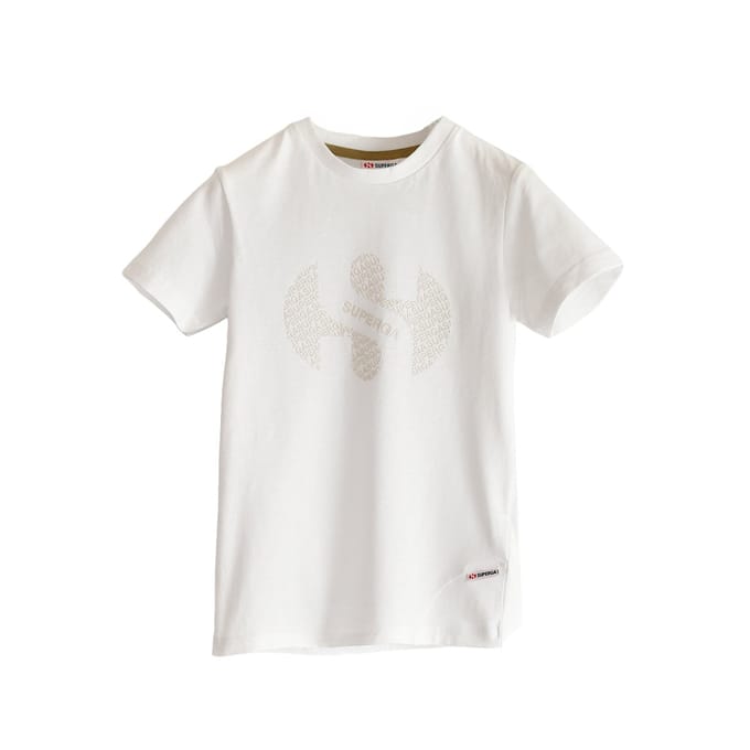 Superga Kinder/Kids Repeat Logo T-Shirt (Wit)