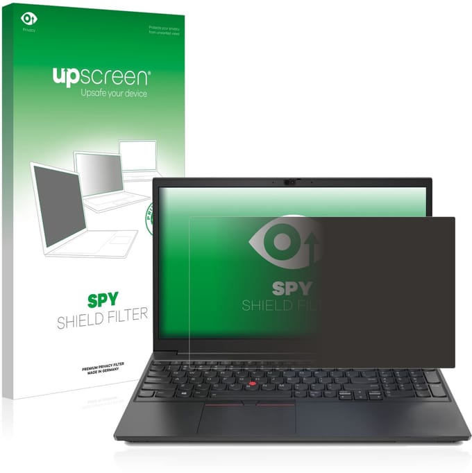 upscreen - privacyscherm voor Lenovo ThinkPad E15 - privacy filter screenfilter Blauwlichtfilter