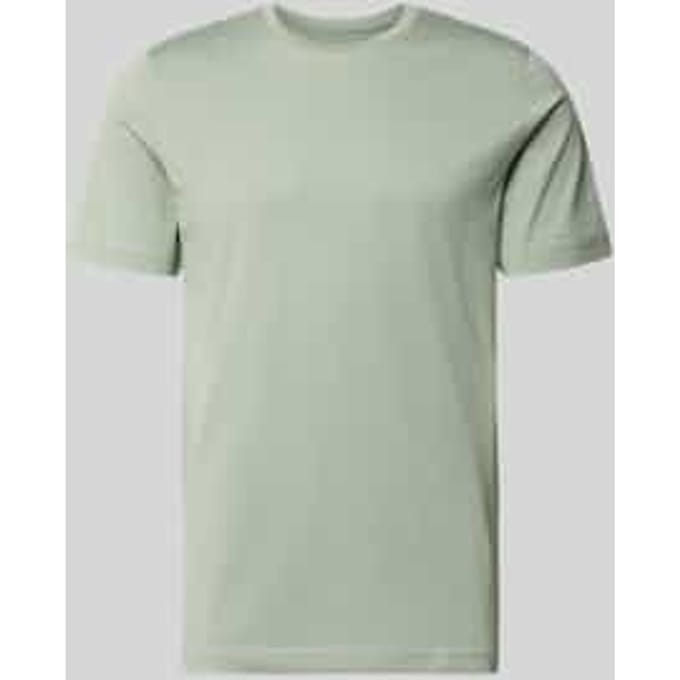 T-shirt van katoen met ronde hals