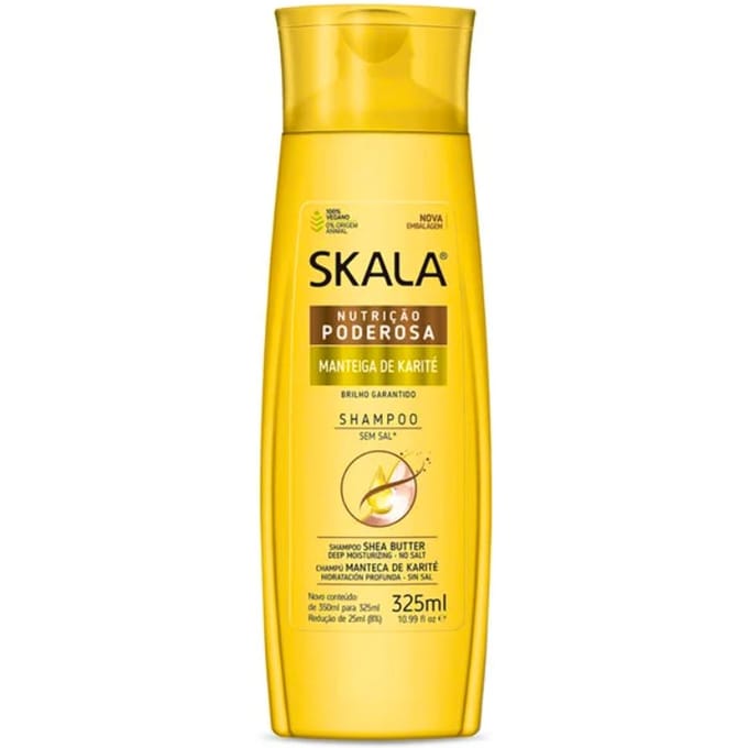 Skala Nutri&ccedil;&atilde;o Poderosa Manteiga De Karit&eacute; Shampoo 325 ml