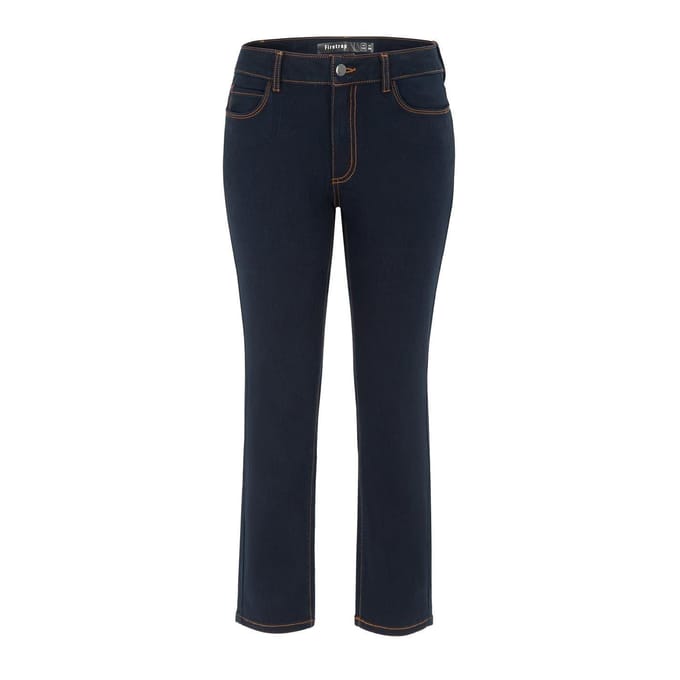 Firetrap Effen slim-fit jeans voor dames (Nachtblauw)