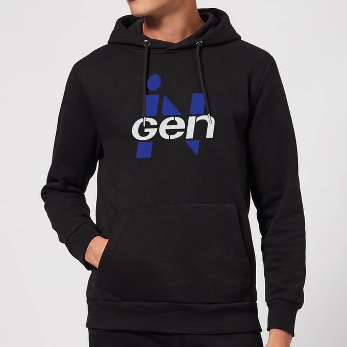 Jurassic Park InGen Hoodie - Black - L