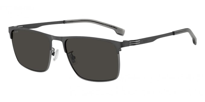 Hugo Boss BOSS 1837/G/S Matte ruthenium black 57/18/145 MAN Zonnebrillen