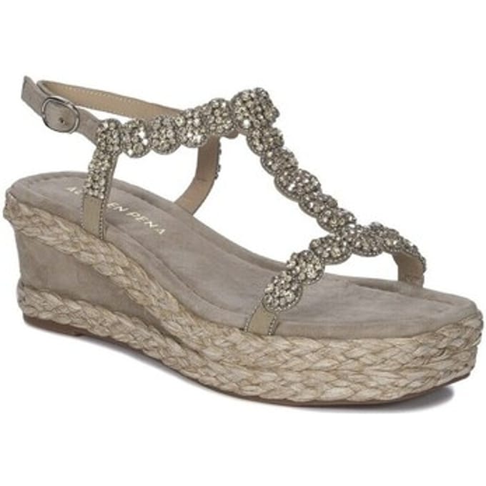Sandalen met sleehak ALMA EN PENA V241006SUVI