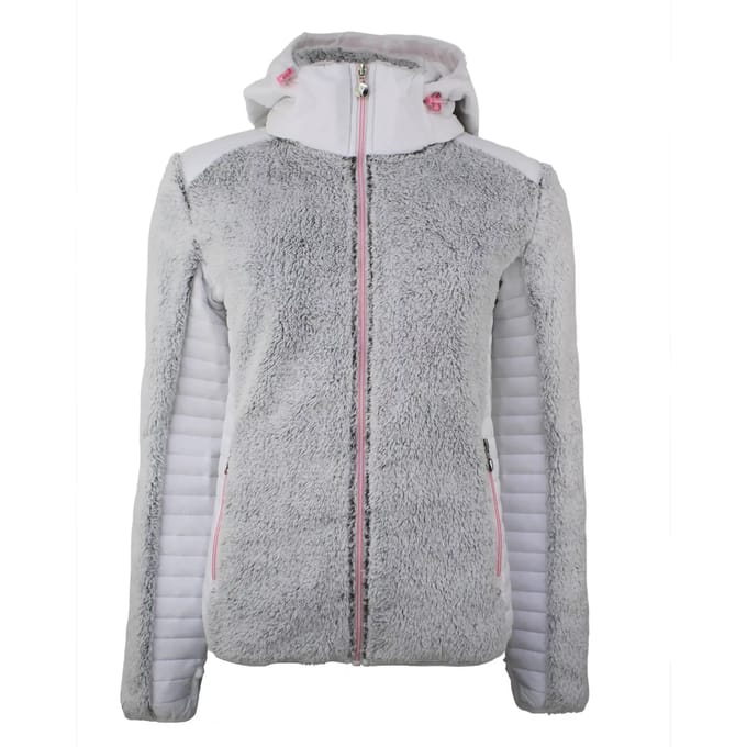 Fleece met capuchon voor dames Degré Celsius Amaretto