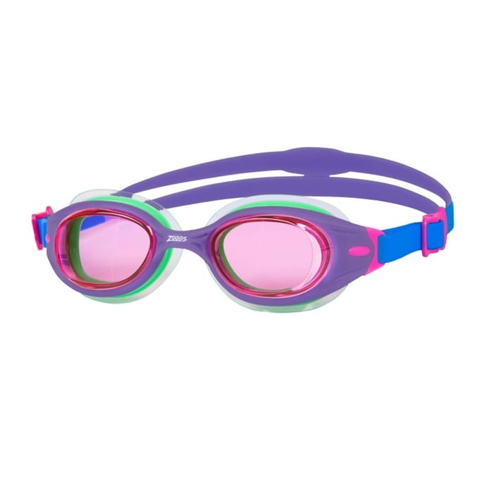 Zoggs Kinder/Kinder Little Sonic Air 2.0 Logo Zwembril (Violet/Roze)