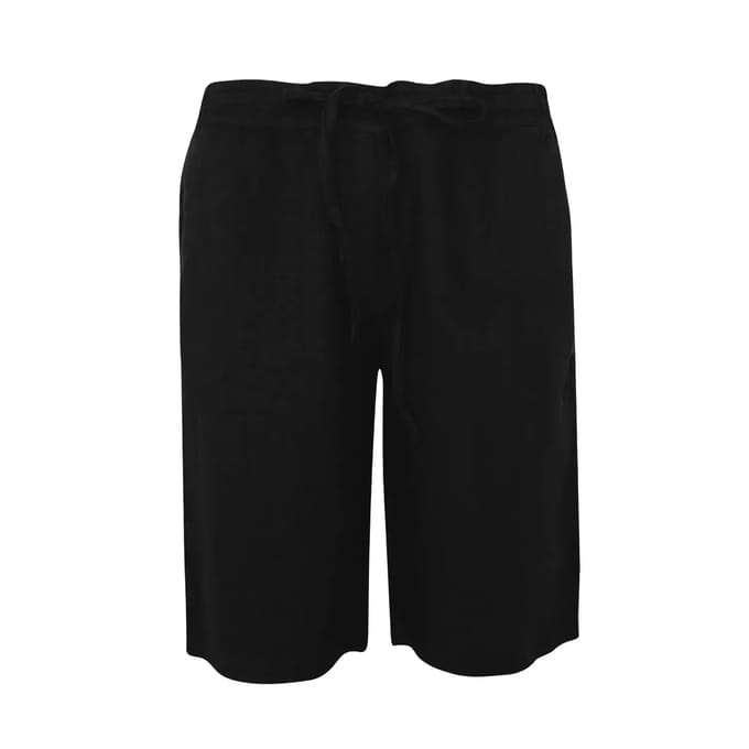 Bermuda voor dames Haris Cotton Essentials Knot Waist Slant Pocket