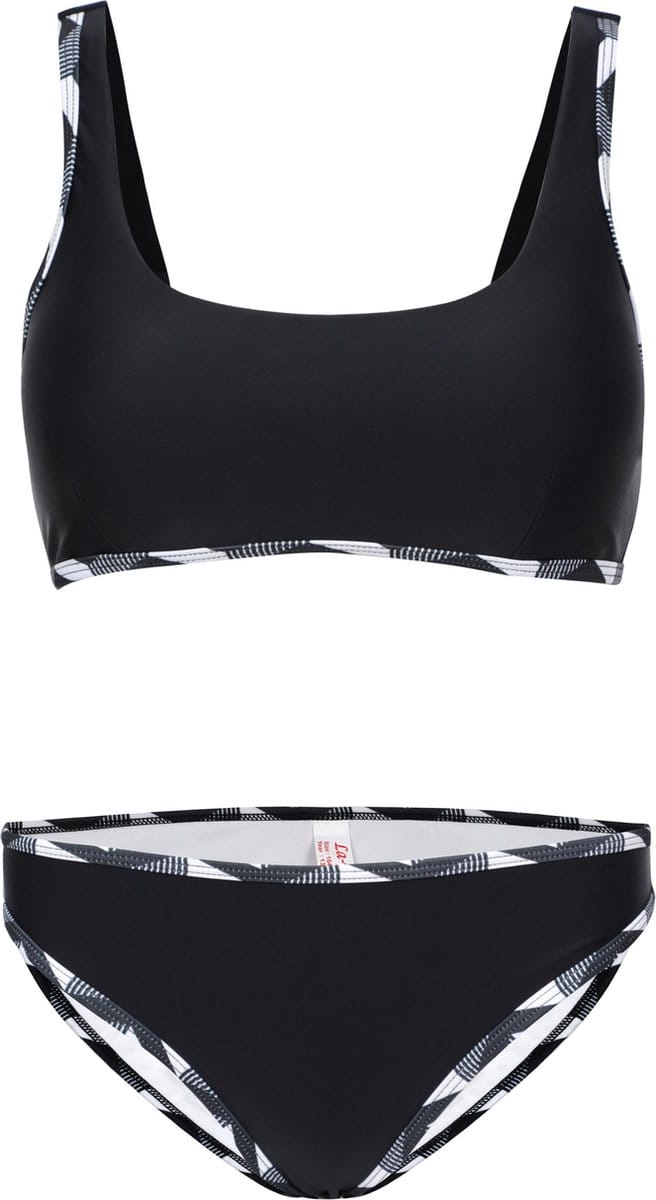 Bikini classic style - Zwart ziczac 128-134