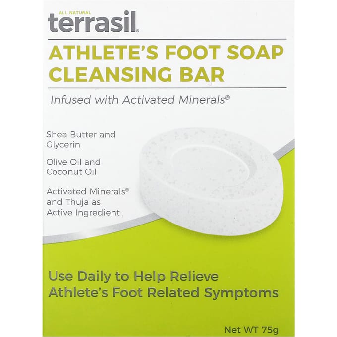 Terrasil, Ingredients-Free Soap Cleansing Bar, 75 g white