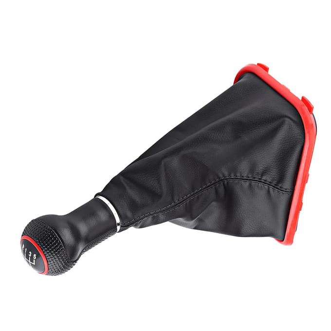 5-Traps Auto Versnellingspookknop Schakelpookhoes Gaiter Boot Kit Voor Bora MK4 1999?2004 gray