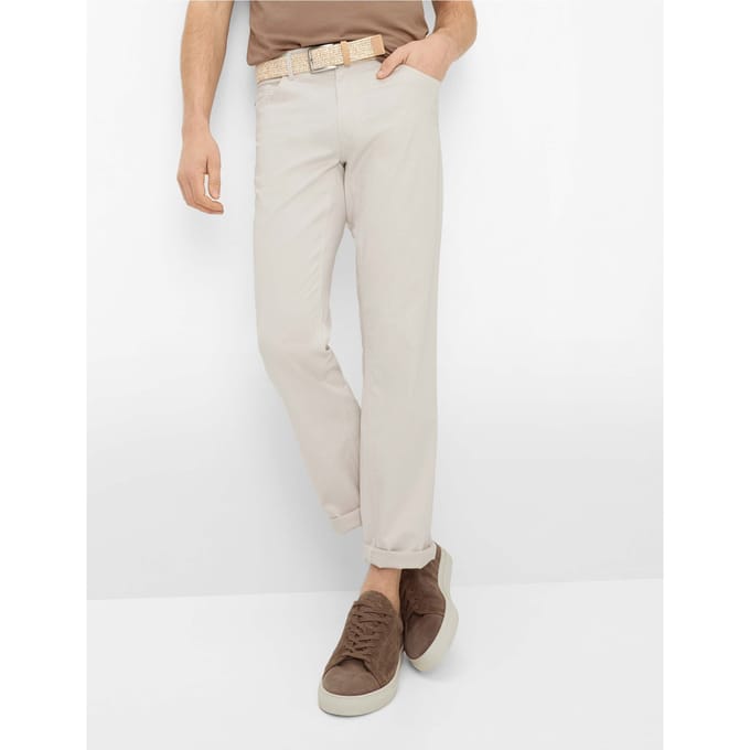 Brax Heren Jeans  Style COOPER SAND, lichtbeige, maat 44/32