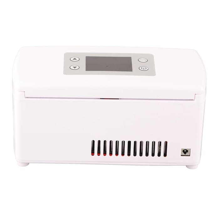 Inuline Koelkast Box Mini Draagbare Medicijn Constante Temperatuur Auto Kleine Koelkast Box white