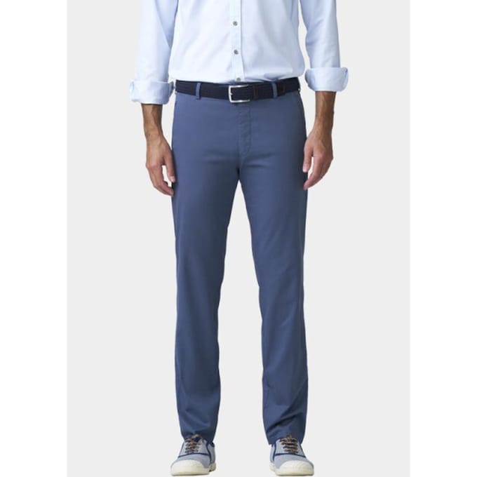 Meyer Broek Bonn Fine Structure High Comfort Stretch Blauw / male