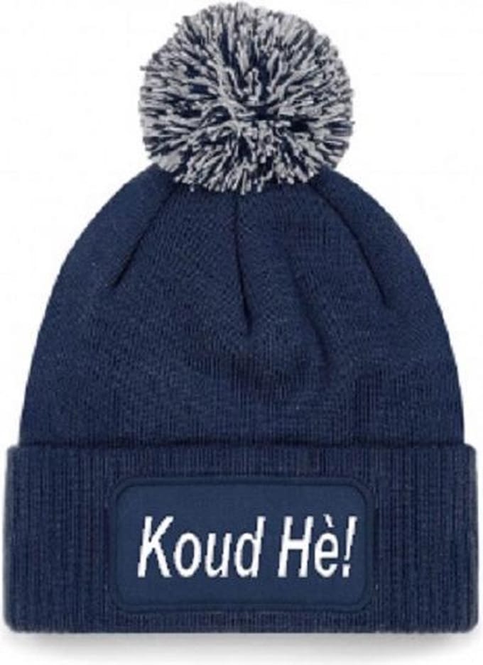 Muts met pompon #KOUD HE!