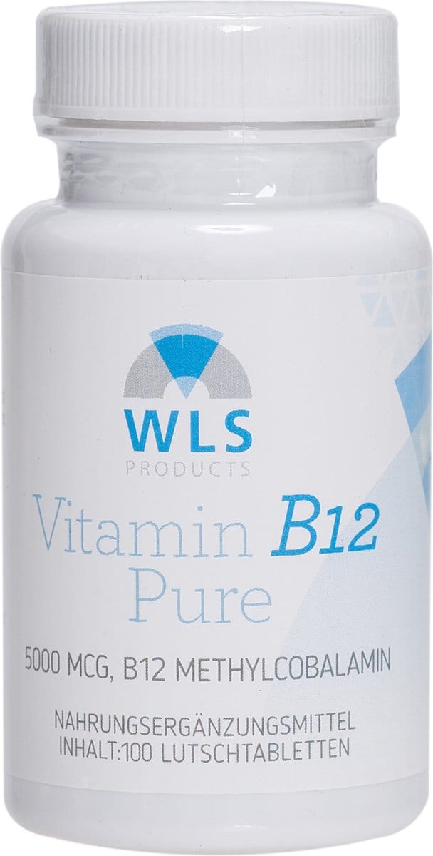 WLS Vitamine B12 Methylcobalamine zuigtabletten 100 st