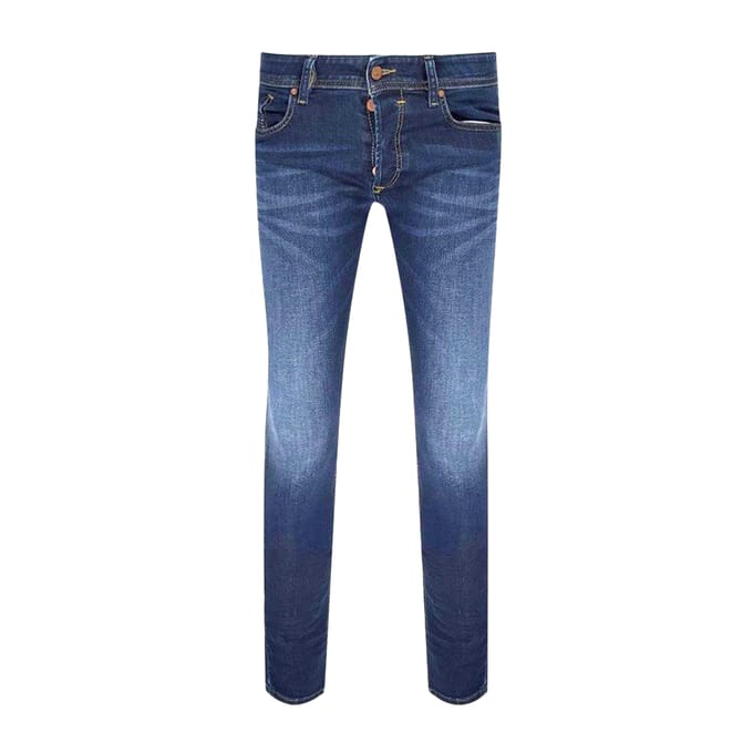Diesel Heren slankere jeans (Blauw)