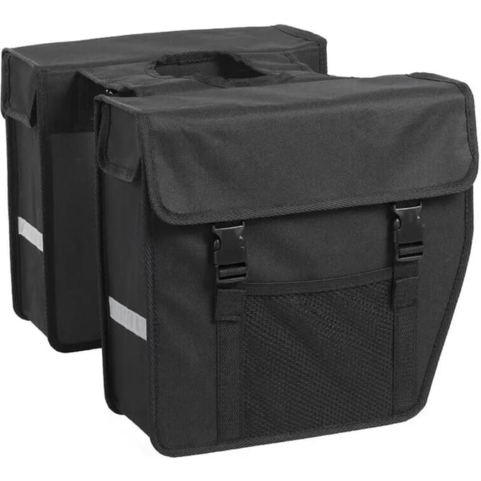 Willex Double Shopper Slanting - Dubbele fietstas - Zwart