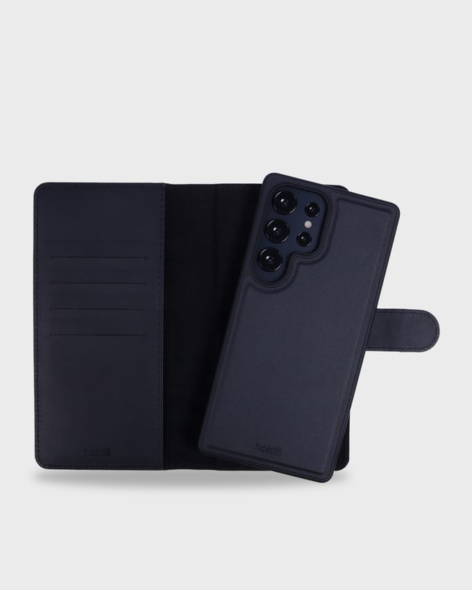 Wallet Case Magnet Black Galaxy S25 Ultra