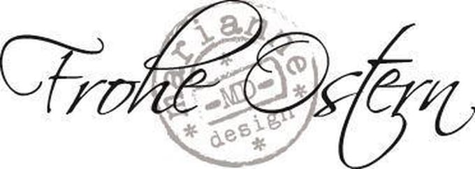 Clear Stamps Frohe Ostern D