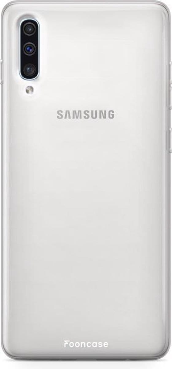 Fooncase Hoesje Geschikt voor Samsung Galaxy A50 - Shockproof Case - Back Cover / Soft Case - Transparant