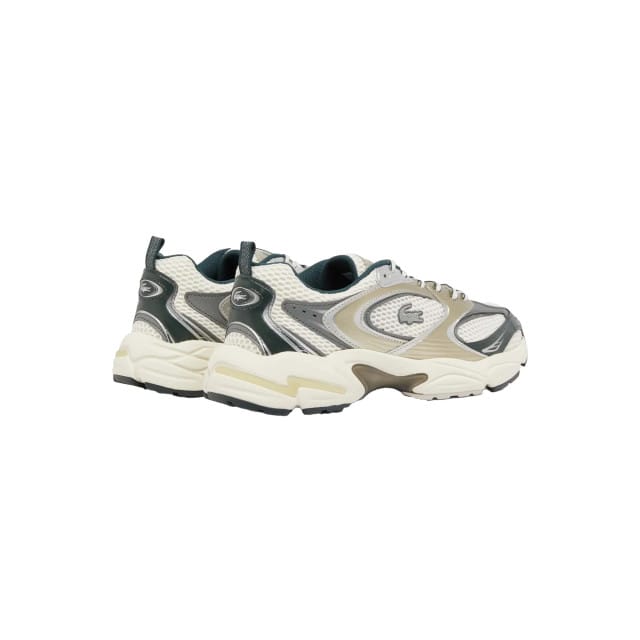 Lacoste STORM 96 2K 224 2 SMA Heren Sneakers - Gebroken wit/Donkergroen - Maat 45