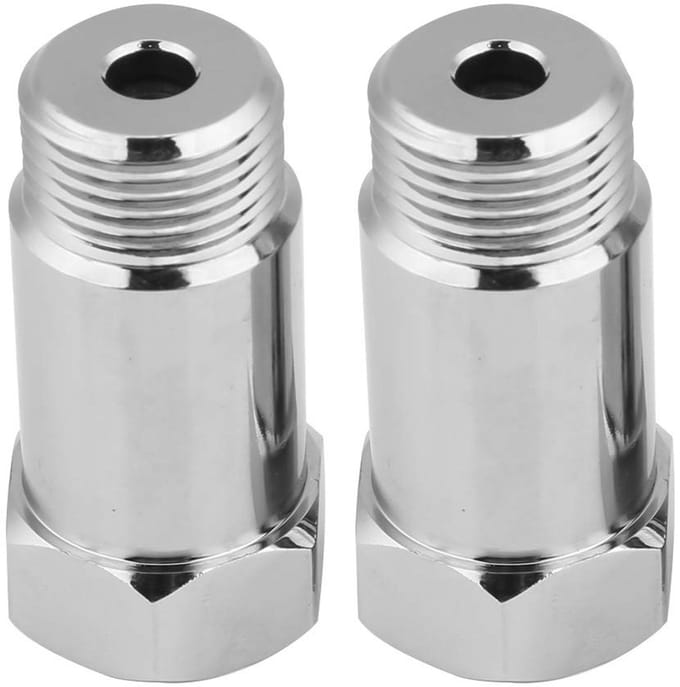 aladdien - O2 Sensor Adapter - Lambda Sensor Unblocker - 45mm Extensie - Automotive Accessoire - M18 x 1.5 - Verlenging voor O2 Probe