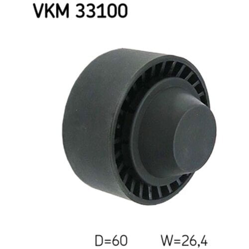 Rondsel/geleiderpoelie, V-ribbelriem SKF VKM 33100