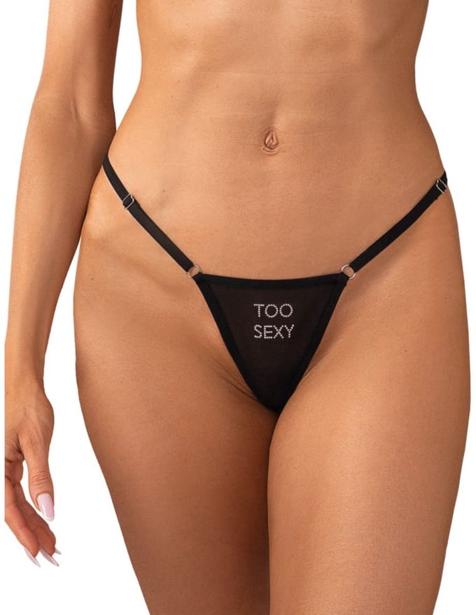 Obsessive - Violami Sexy String - Zwart