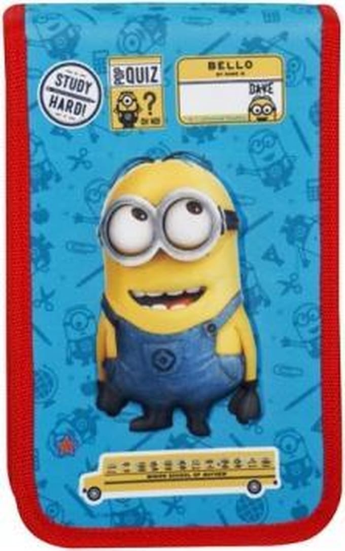 Minions 3D Etui Inclusief Tekenset