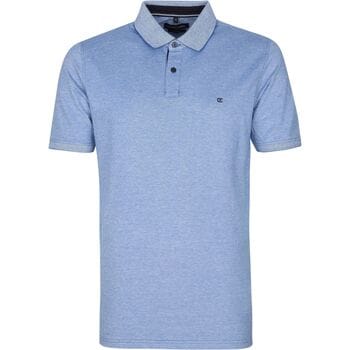 CASAMODA Polo Stretch Blauw - Maat M - Heren