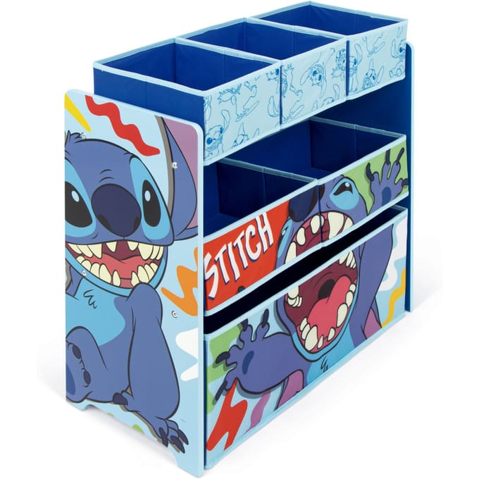Opbergrek Lillo & Stitch - 30x60x62 cm - Blauw/spaanplaat
