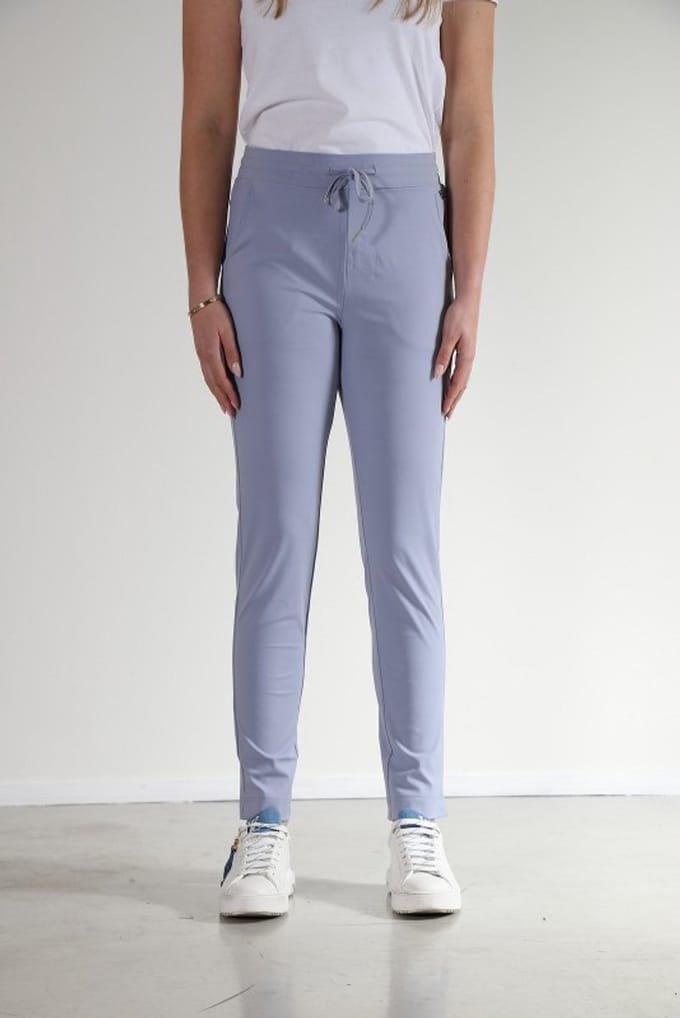 New Star - Dover25 blue knit chino L29 dames broek - maat 29