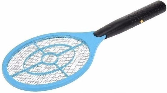 2 stuks Elektrische vliegenmeppers blauw