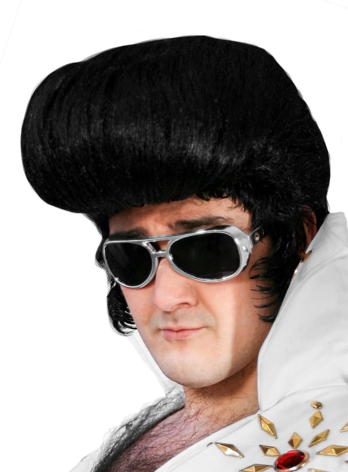 King Of Rock Pruik - Kostuum pruik voor carnaval