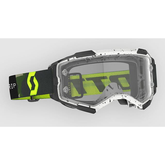 Scott Fury Brendan Fairclough Grey/Yellow Goggle grijs