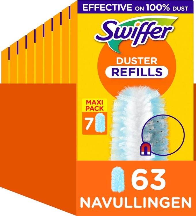 Swiffer Duster Navullingen - Plumeau - 9 x 7 = 63 stuks
