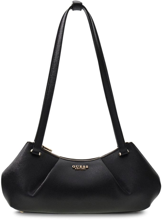 GUESS schoudertas Amorette Shoulder Satchel Black zwart
