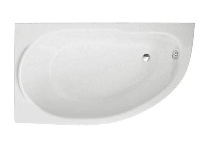Badland MIKI hoekbad 145 x 85 cm links wit