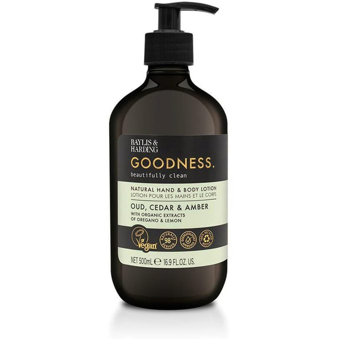 Baylis & Harding Baylis &amp; Harding Goodness Oud Cedar &amp; Amber Hand &amp; Body Lotion 500 ml
