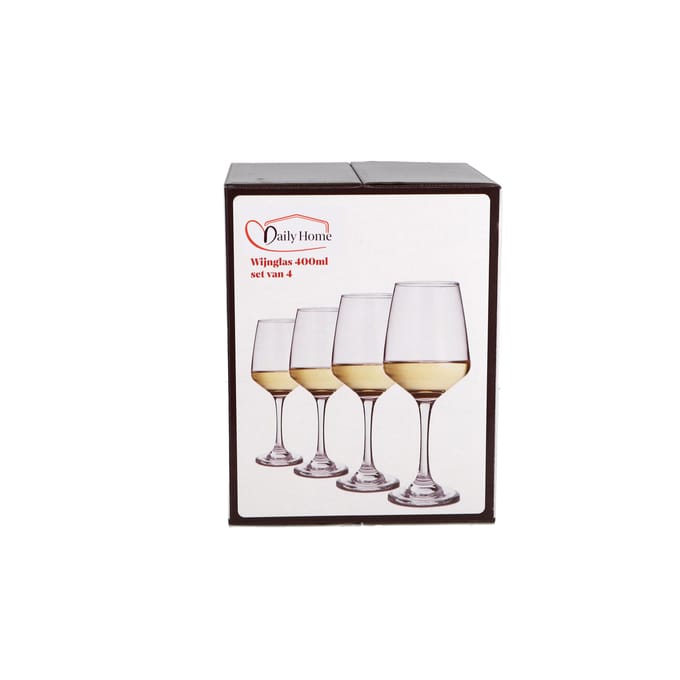 Daily home wijnglas 400ML set van 4