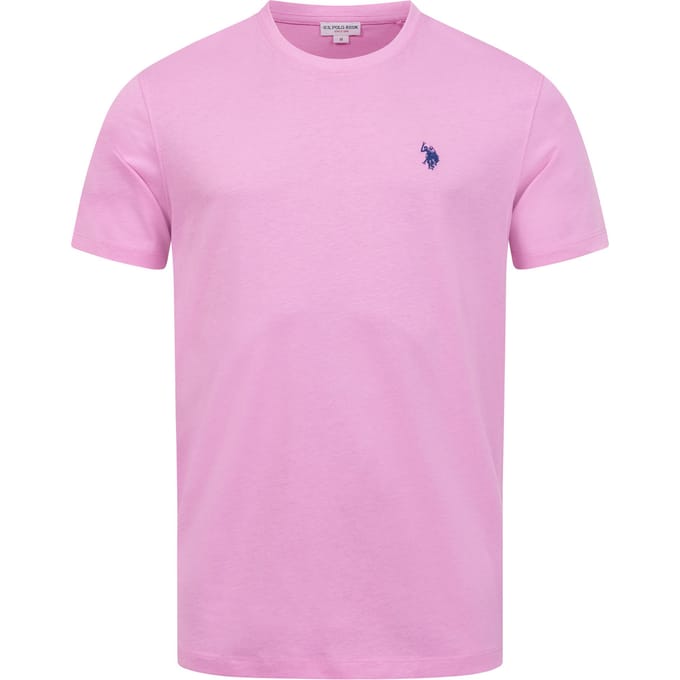 U.S. Polo Assn. heren basic T-shirt van 100% katoen