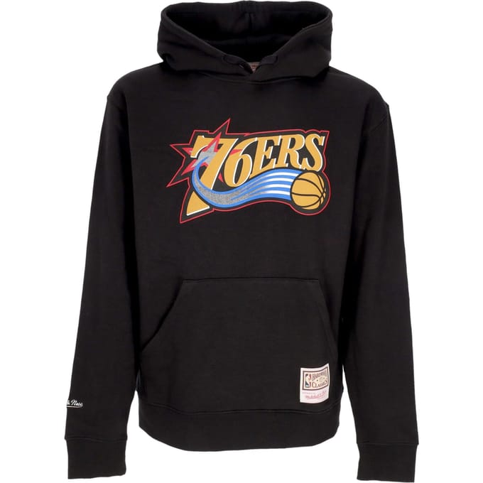 Herenhoodie Nba Team Logo Hoodie Upd Phi76e Zwart