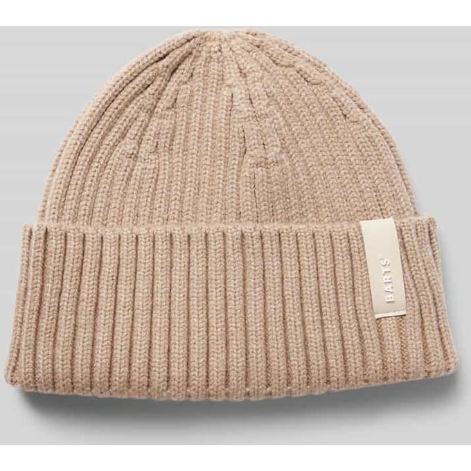 Beanie met labeldetail, model 'SUMTER'