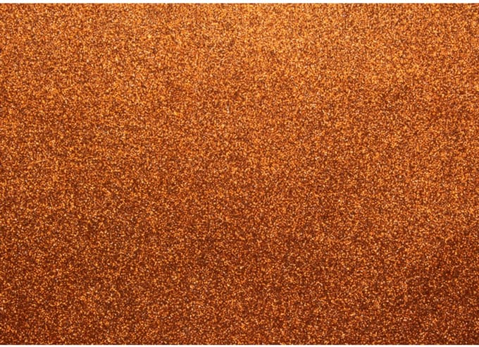 Kangaro glitterkarton - koper - 50x70cm - pak 10 vel