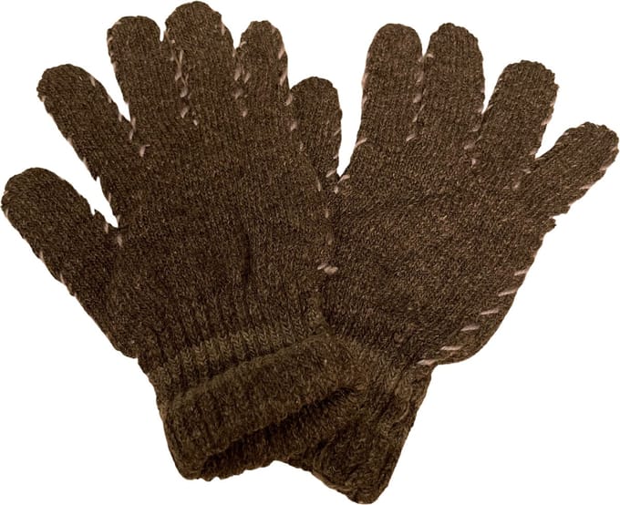 Comfortabele Gestreepte Handschoenen | One Size | Grijs