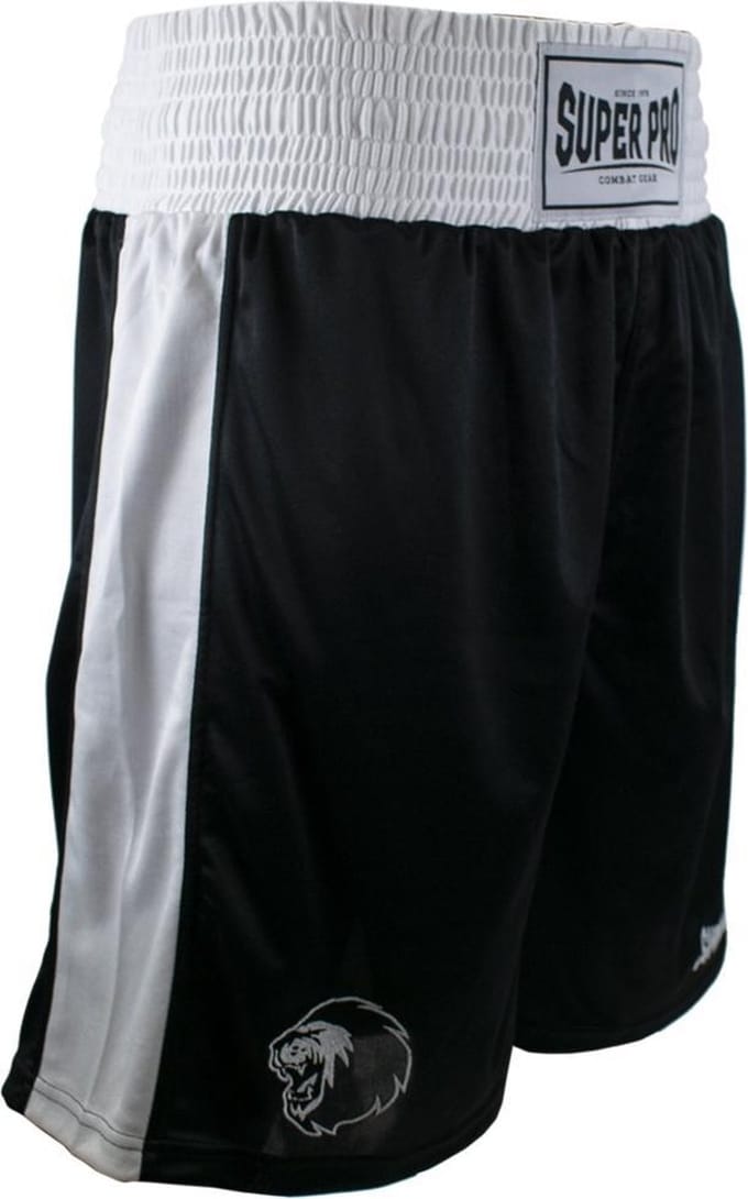 Super Pro Combat Gear Club Boksshort Zwart/Wit Small