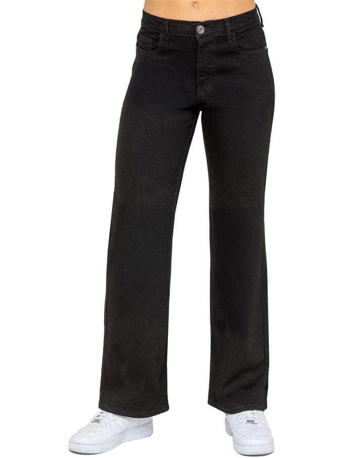 Enzo | Dames Jeans Met Wijde Pijpen