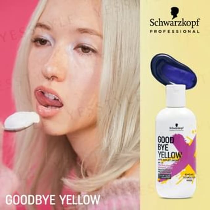 Schwarzkopf Japan - Professional Goodbye Yellow Color Shampoo 310g