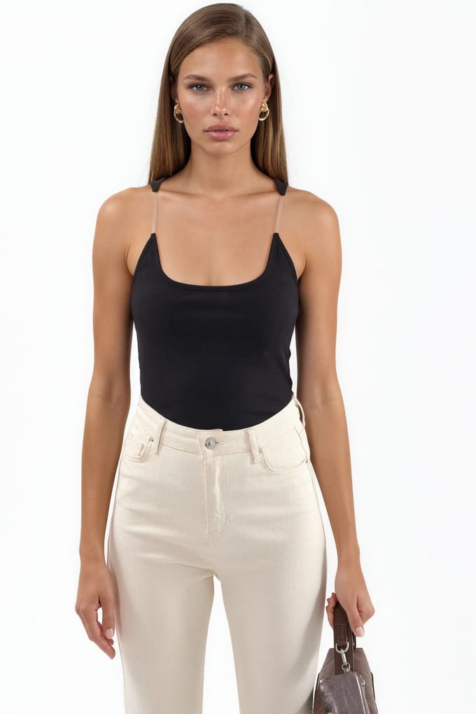 Onzichtbare Schouderband Tanktop