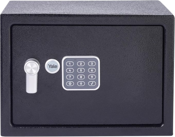 Elektronische Kluis - Thuiskluis Digitale Kluis - Waardevolle Spullen - Digitale Code Panel - 16.32 Liter - Zwart